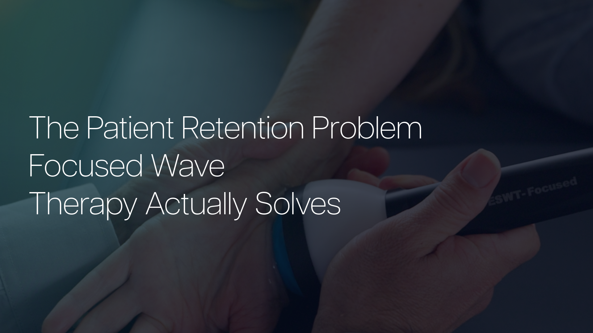 Non-Invasive Acoustic Wave Therapy Machine | StemWave